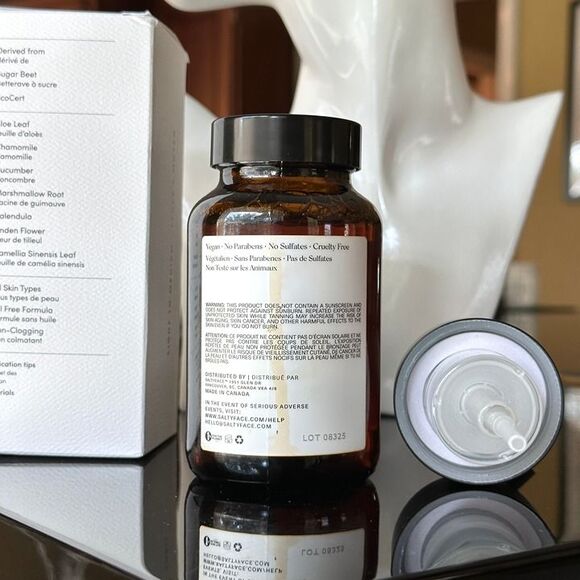 NIB SaltyFace Body Tanning Foam Light Medium No Transfer No Rinse Clean Natural - Picture 9 of 12